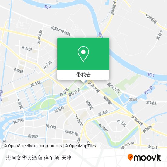 海河文华大酒店-停车场地图