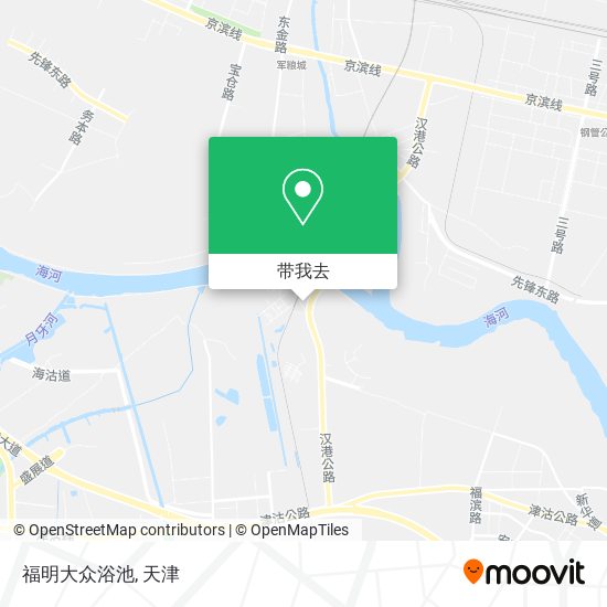 福明大众浴池地图