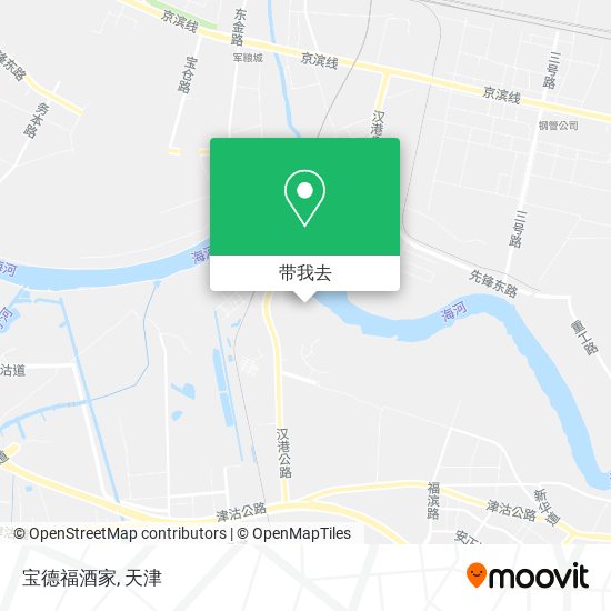 宝德福酒家地图