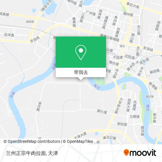 兰州正宗牛肉拉面地图