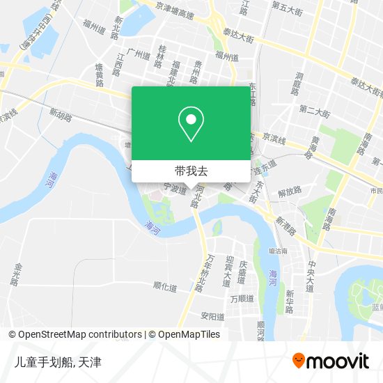 儿童手划船地图