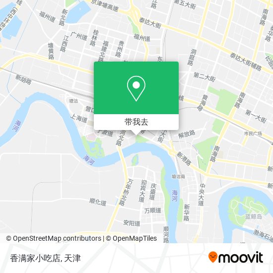 香满家小吃店地图