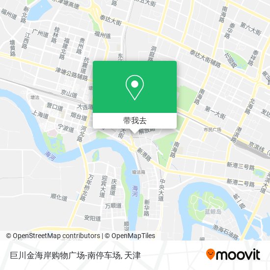 巨川金海岸购物广场-南停车场地图