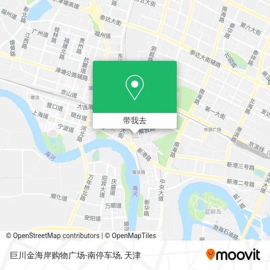 巨川金海岸购物广场-南停车场地图