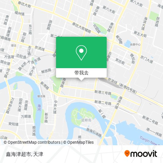 鑫海津超市地图