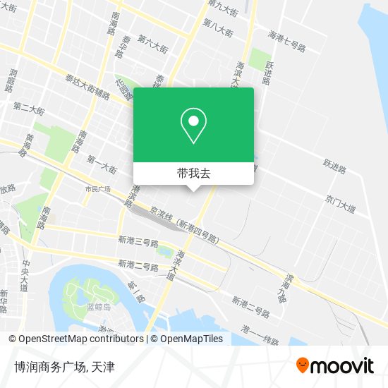 博润商务广场地图