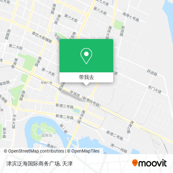 津滨泛海国际商务广场地图