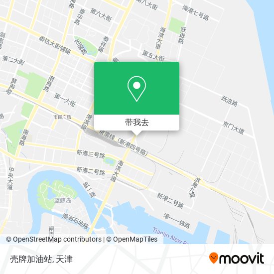 壳牌加油站地图