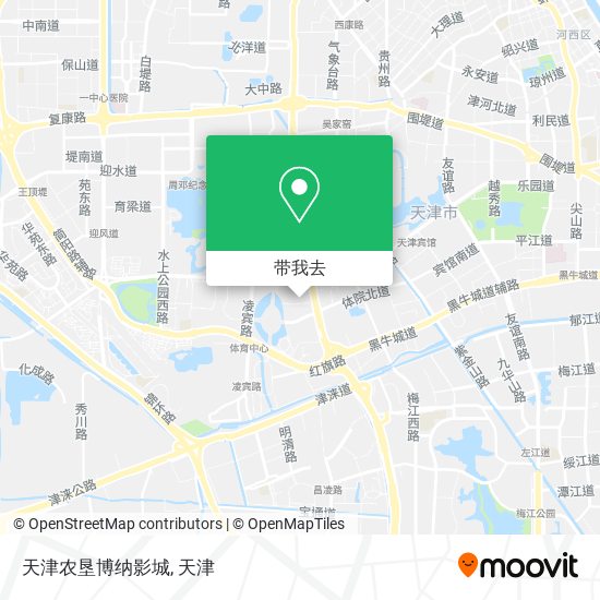 天津农垦博纳影城地图
