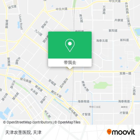 天津农垦医院地图