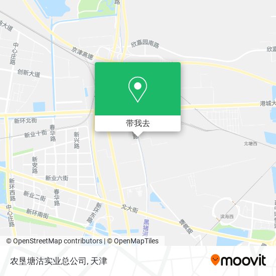 农垦塘沽实业总公司地图