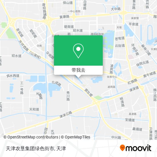 天津农垦集团绿色街市地图
