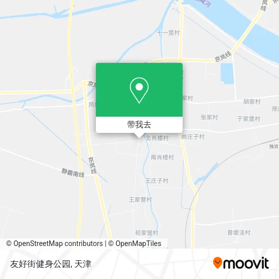 友好街健身公园地图