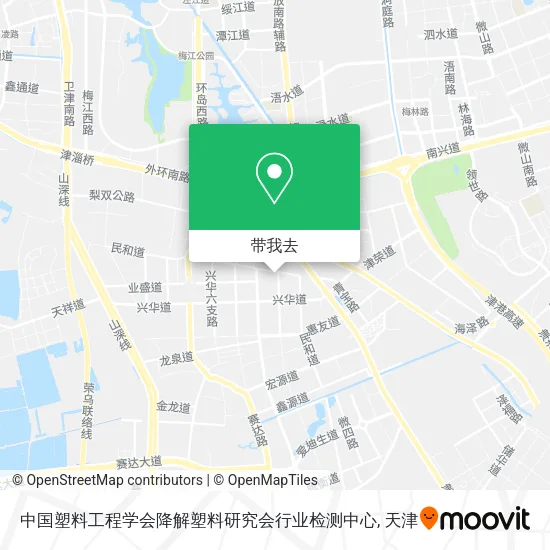 中国塑料工程学会降解塑料研究会行业检测中心地图