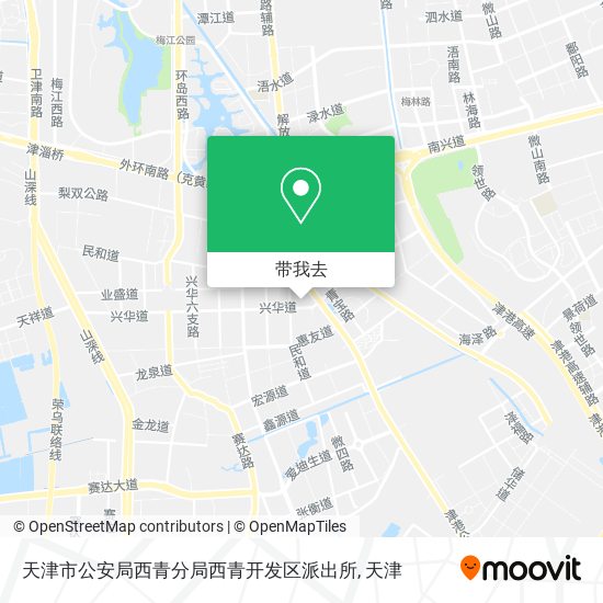 天津市公安局西青分局西青开发区派出所地图