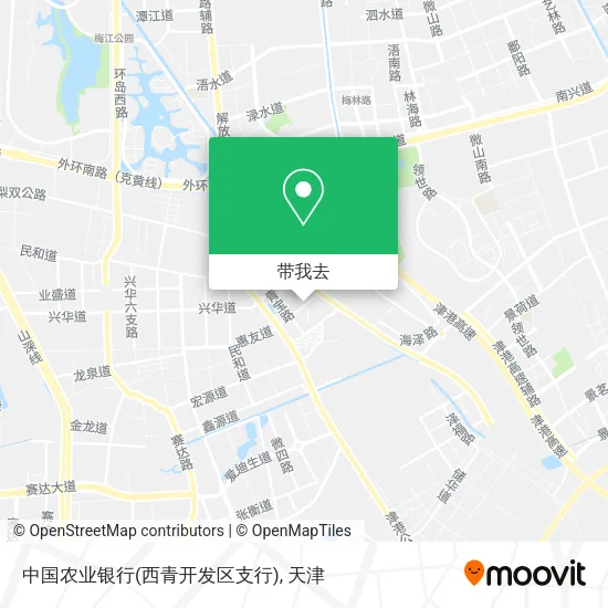 中国农业银行(西青开发区支行)地图
