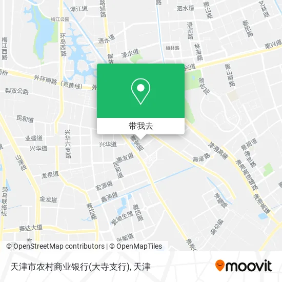 天津市农村商业银行(大寺支行)地图