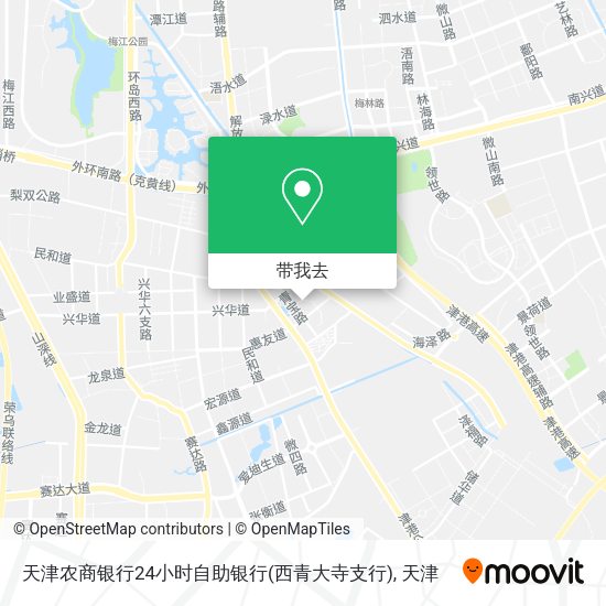 天津农商银行24小时自助银行(西青大寺支行)地图