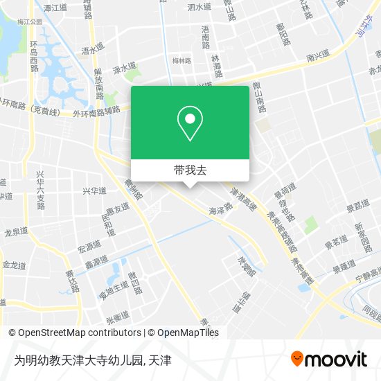 为明幼教天津大寺幼儿园地图