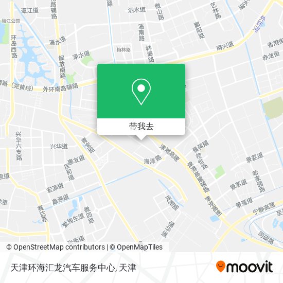 天津环海汇龙汽车服务中心地图