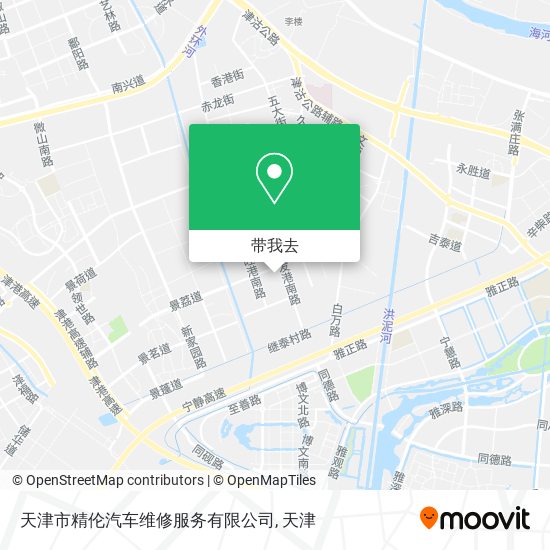 天津市精伦汽车维修服务有限公司地图
