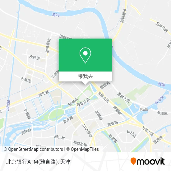 北京银行ATM(雅言路)地图