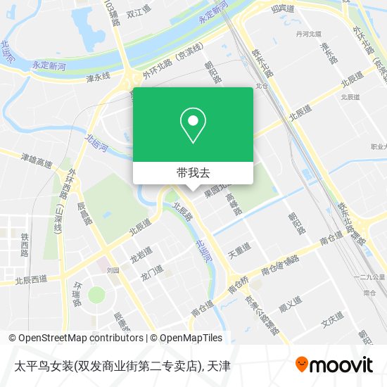 太平鸟女装(双发商业街第二专卖店)地图