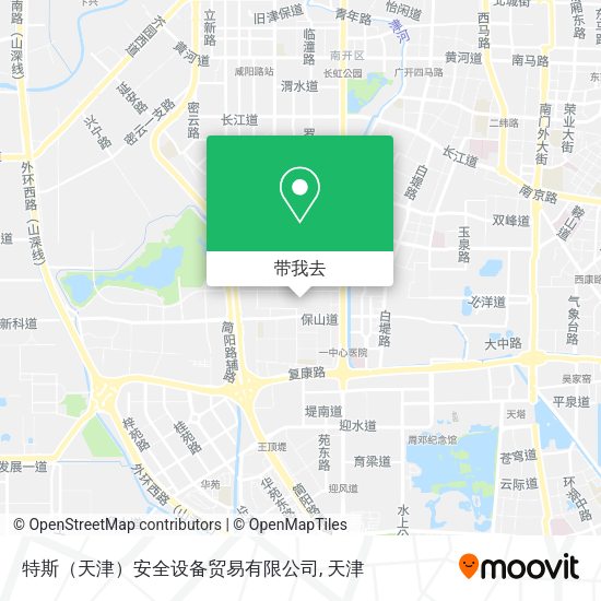 特斯（天津）安全设备贸易有限公司地图
