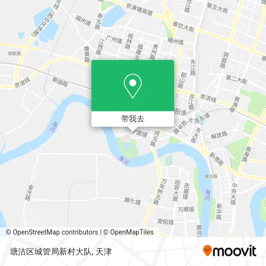 塘沽区城管局新村大队地图