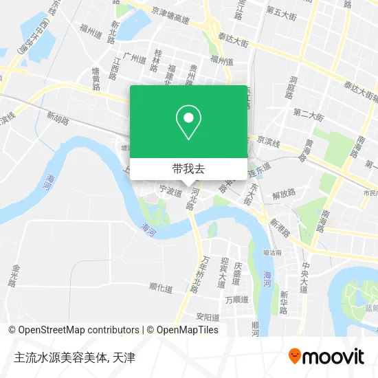 主流水源美容美体地图