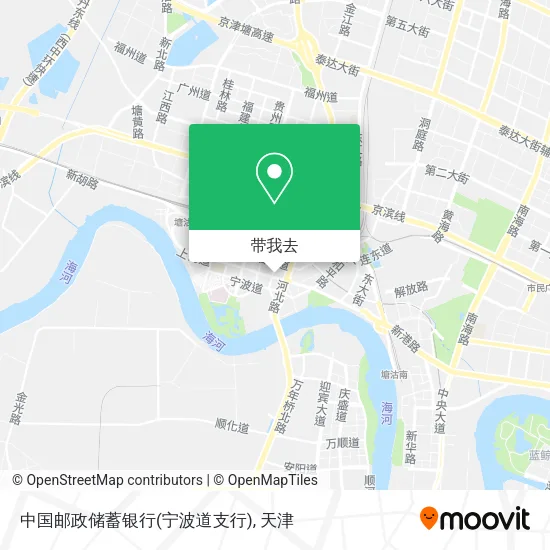 中国邮政储蓄银行(宁波道支行)地图