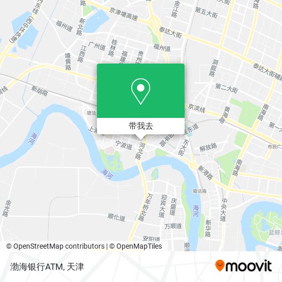 渤海银行ATM地图