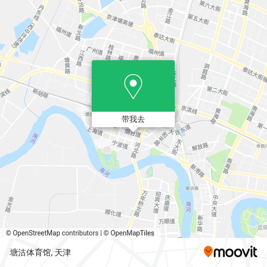 塘沽体育馆地图