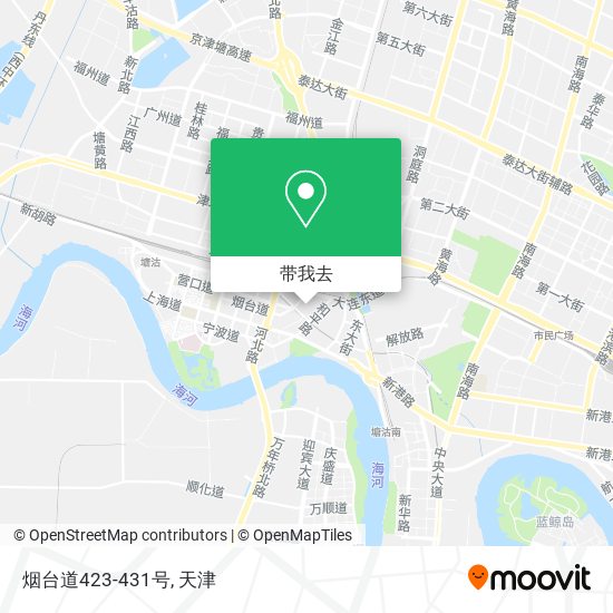 烟台道423-431号地图