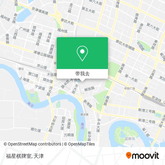 福星棋牌室地图
