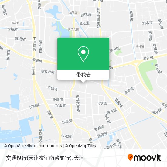 交通银行(天津友谊南路支行)地图