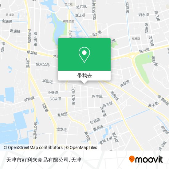 天津市好利来食品有限公司地图