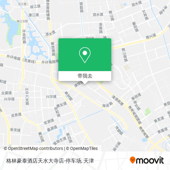 格林豪泰酒店天水大寺店-停车场地图