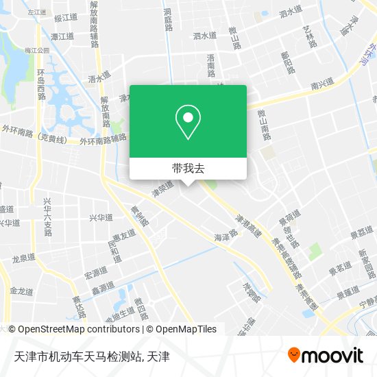 天津市机动车天马检测站地图