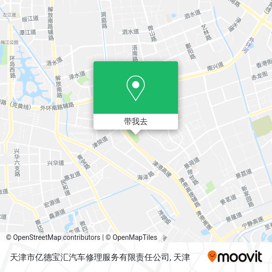 天津市亿德宝汇汽车修理服务有限责任公司地图