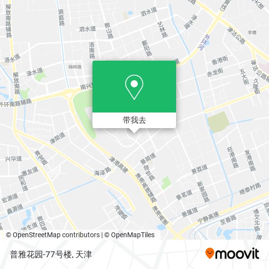 普雅花园-77号楼地图