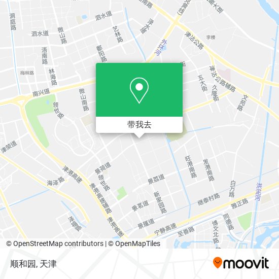 顺和园地图