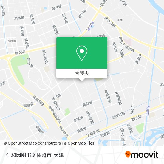 仁和园图书文体超市地图