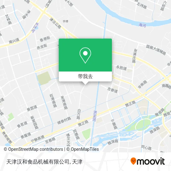 天津汉和食品机械有限公司地图