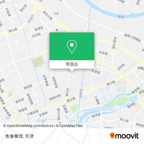 鲁豫餐馆地图
