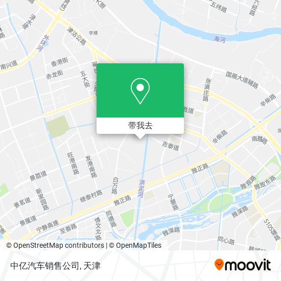 中亿汽车销售公司地图