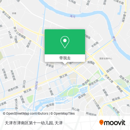 天津市津南区第十一幼儿园地图