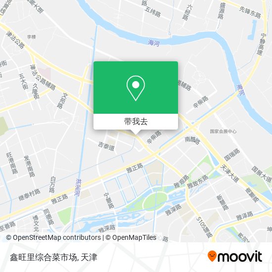 鑫旺里综合菜市场地图
