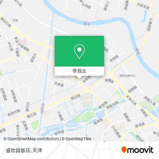 盛世园饭店地图