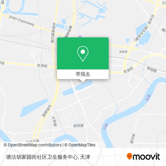 塘沽胡家园街社区卫生服务中心地图